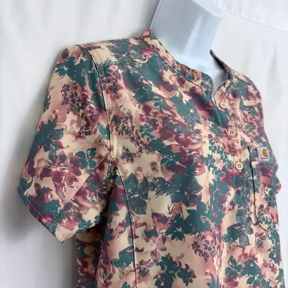 NWOT Carhartt Floral Scrubs Set Size Medium - Picture 6 of 16